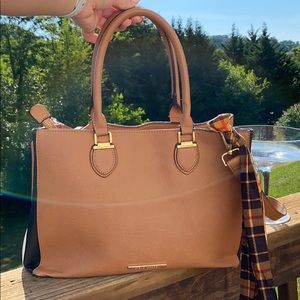 Steve Madden Caramel Brown Satchel/Crossbody